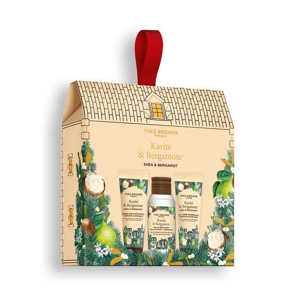 Yves Rocher - Pflegeset mit Produkten aus Sheabutter und Bergamotte