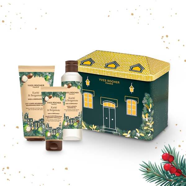 Yves Rocher - #-Set Häuschen Sheabutter Bergamotte