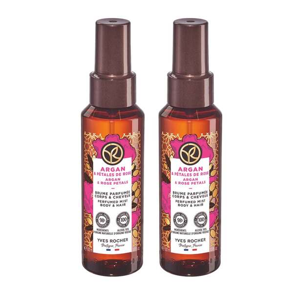 Yves Rocher - Duft-Duo – Argan & Rosenblüten