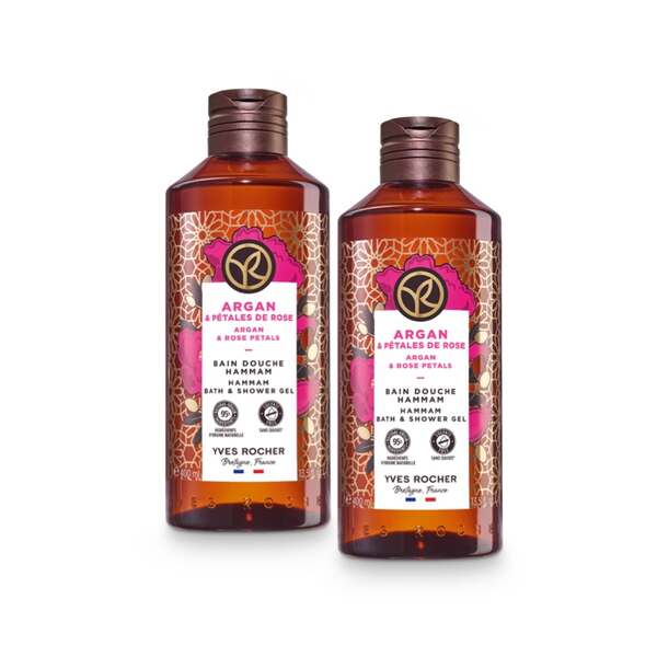 Yves Rocher - Dusch-Duo – Argan & Rosenblüten
