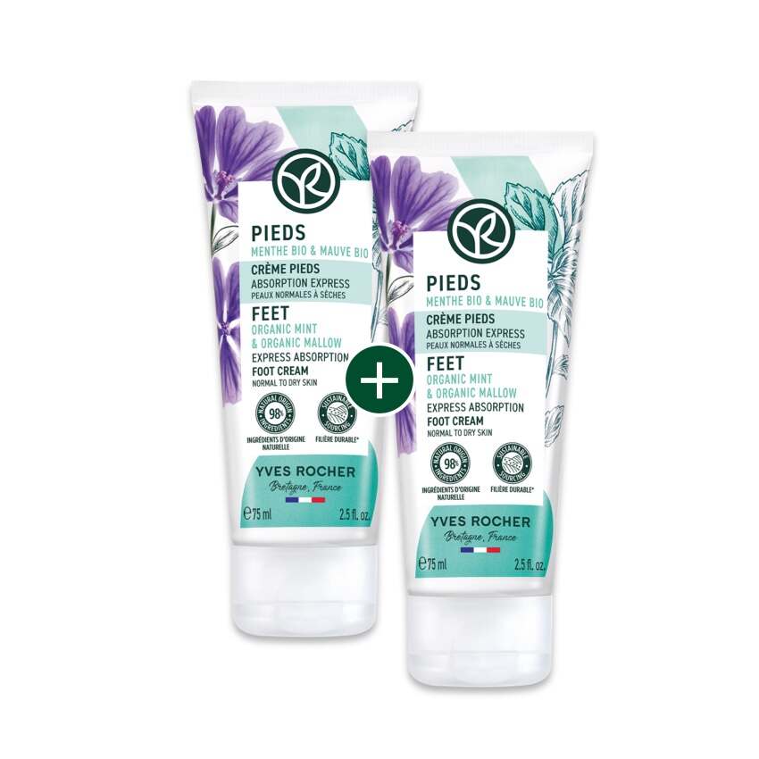 1+1 Fußcreme, schnell einziehend