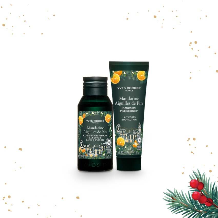 Duo Mandarine Kiefernnadeln