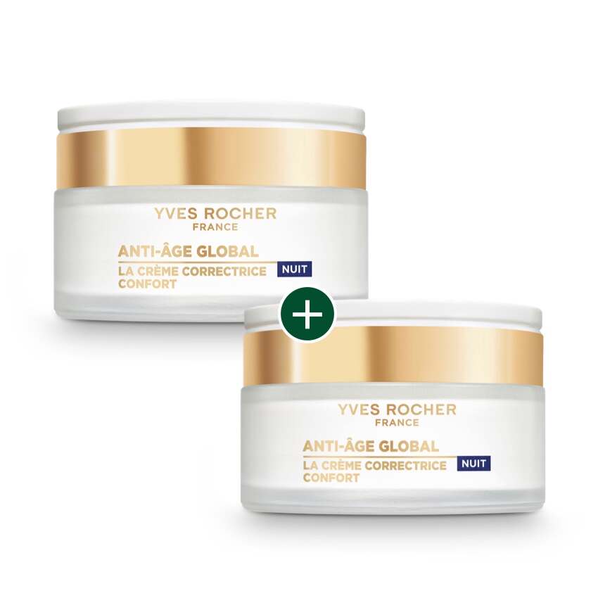 1+1 Nachtcreme Anti Âge Global 50 ml